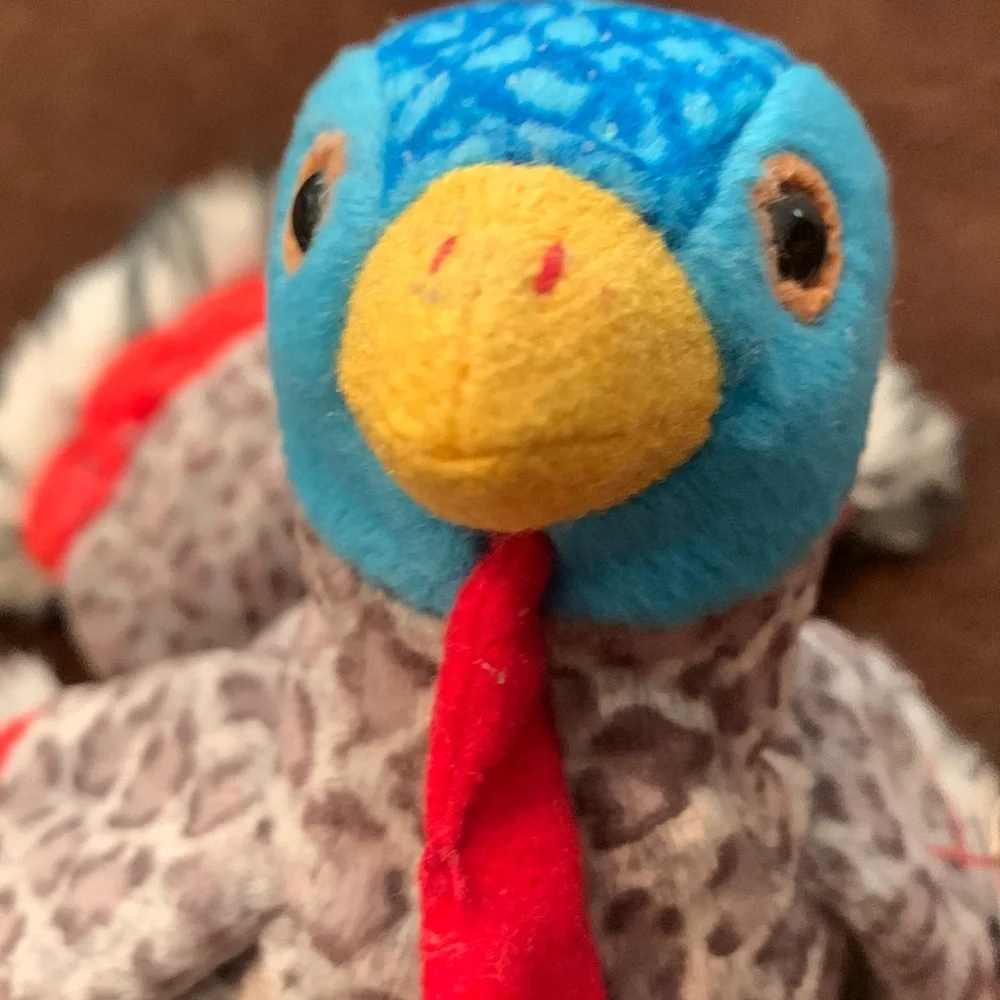 2000 TY Beanie Baby Lurkey Turkey Plush stuffed collectors collectible toy - Picture 9 of 9